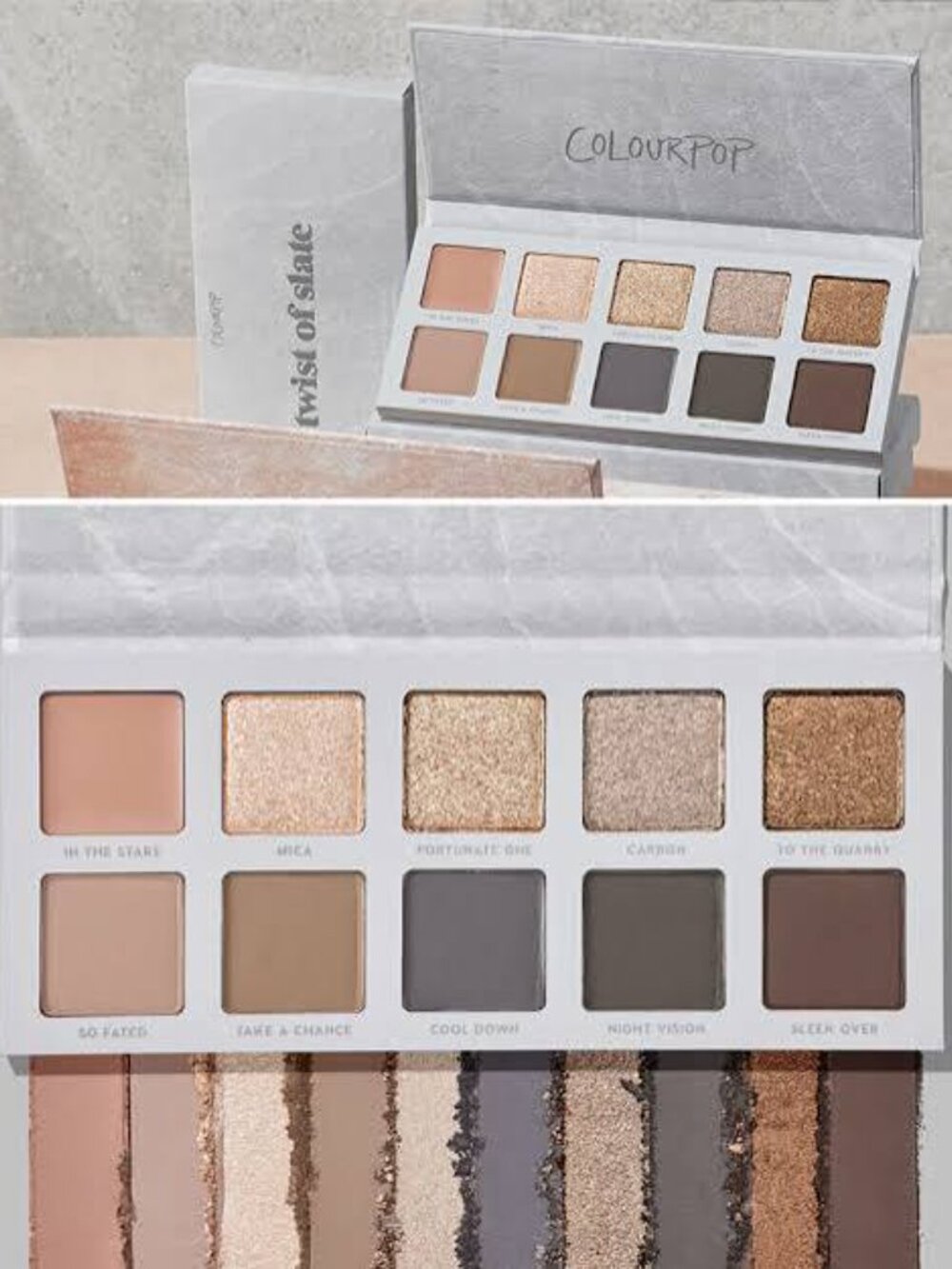 NEW **RARE LIMITED EDITION**Colourpop Twist of Slate Palette